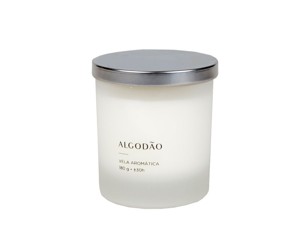 VELA EM COPO VIDRO MANULENA ALGOD&Atilde;O 180G image number 0