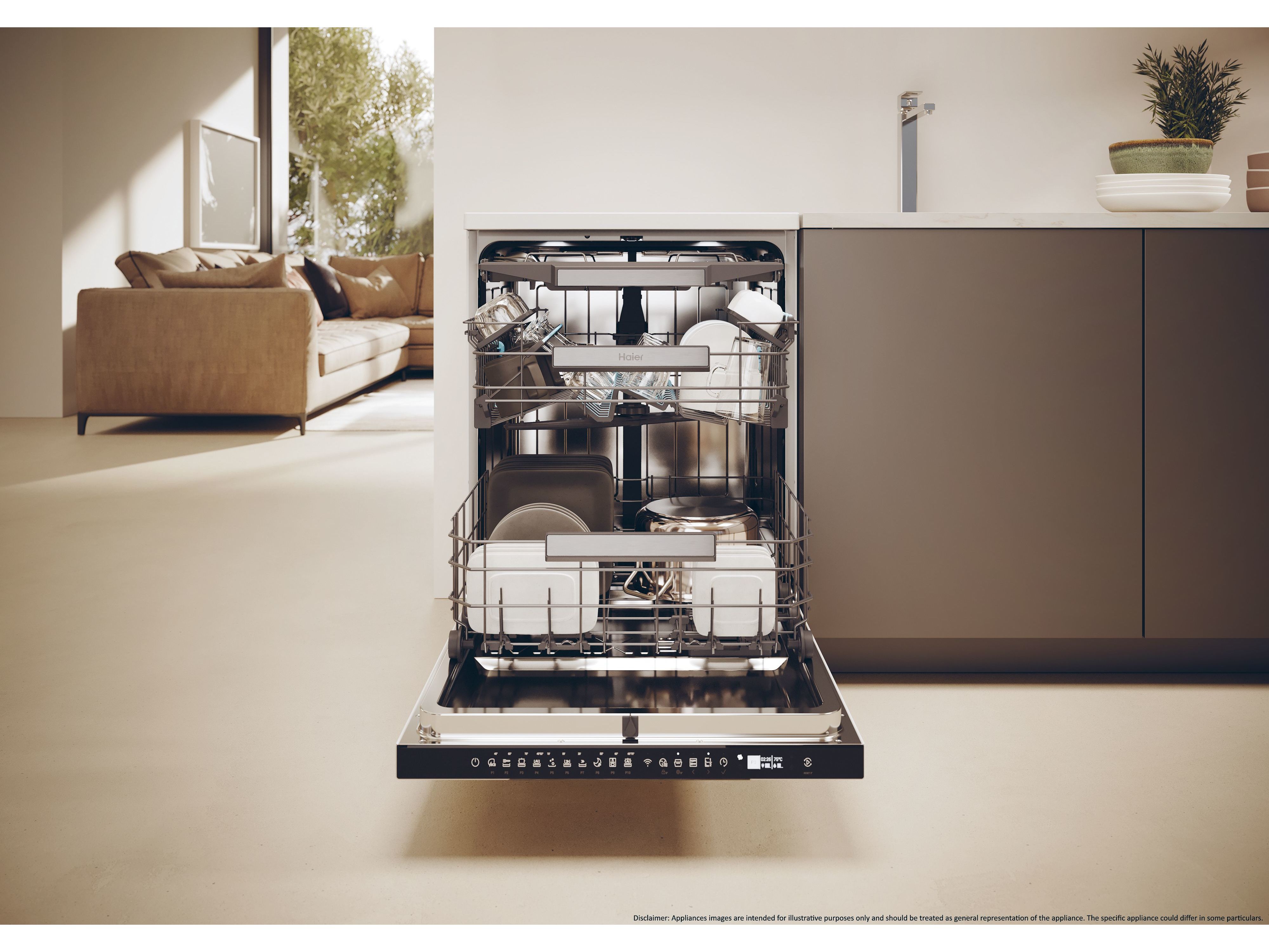 M&Aacute;QUINA DE LAVAR LOI&Ccedil;A HAIER XF 6B2M3PW BRANCO B 16 CONJUNTOS image number 10