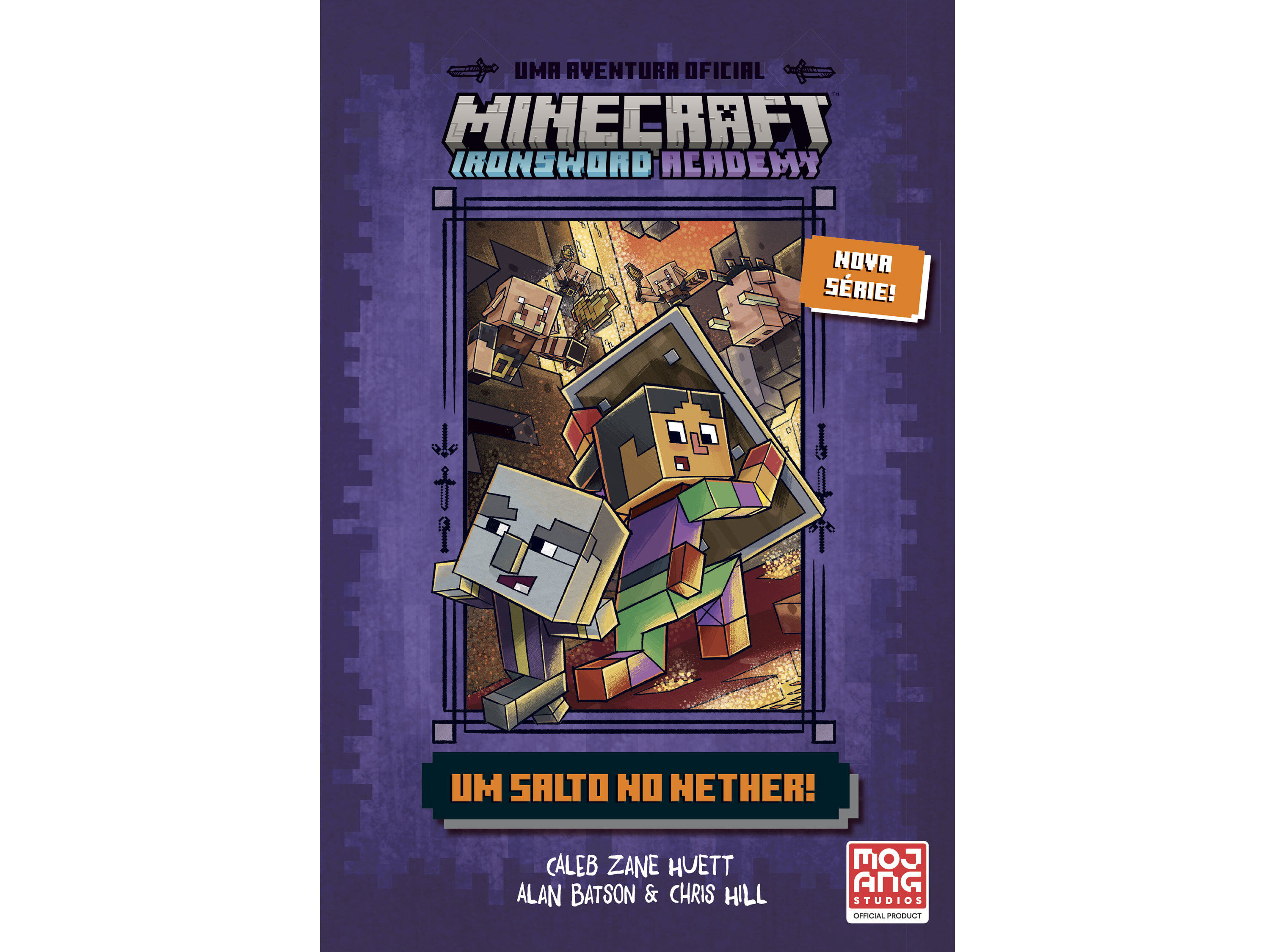 LIVRO MINECRAFT: IRONSWORD ACADEMY - UM SALTO NO NETHER! image number 0