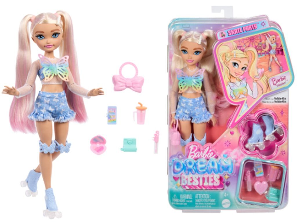 DREAM BESTIES BARBIE MALIBU DE PATINS image number 0