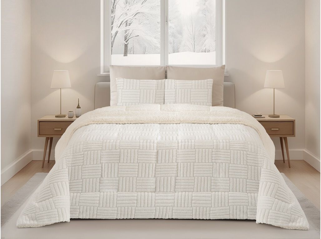 EDRED&Atilde;O JACKARD HOMESPECIAL FLANNEL SHERPA 220X240