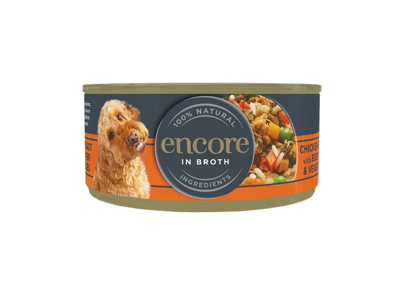 COMIDA H&Uacute;MIDA PARA C&Atilde;O ENCORE FRANGO/F&Iacute;GADO/VEGETAIS 156G image number 0
