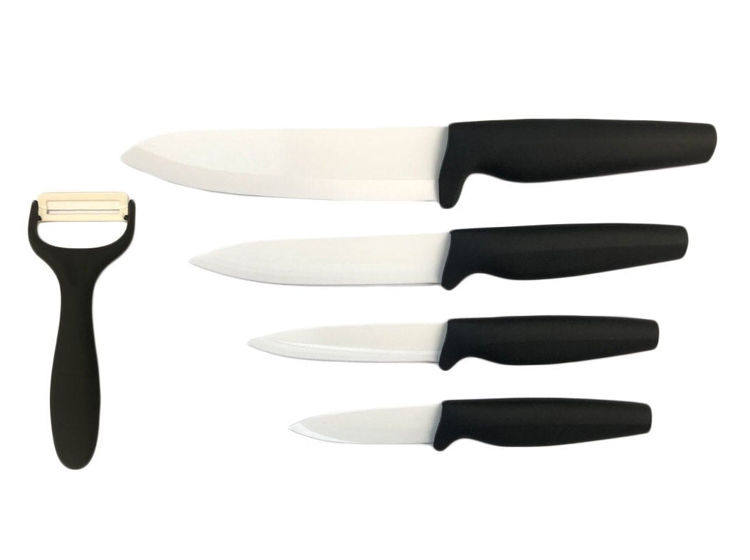 CONJUNTO 4 FACAS CER&Acirc;MICA ACTUEL DESCASCADOR image number 0