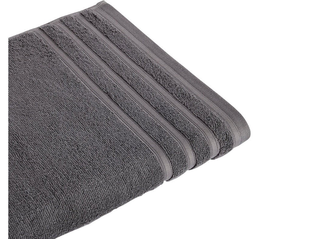 LEN&Ccedil;OL DE BANHO ACTUEL ALGOD&Atilde;O 500G/M2 CINZENTO 100X150CM image number 1