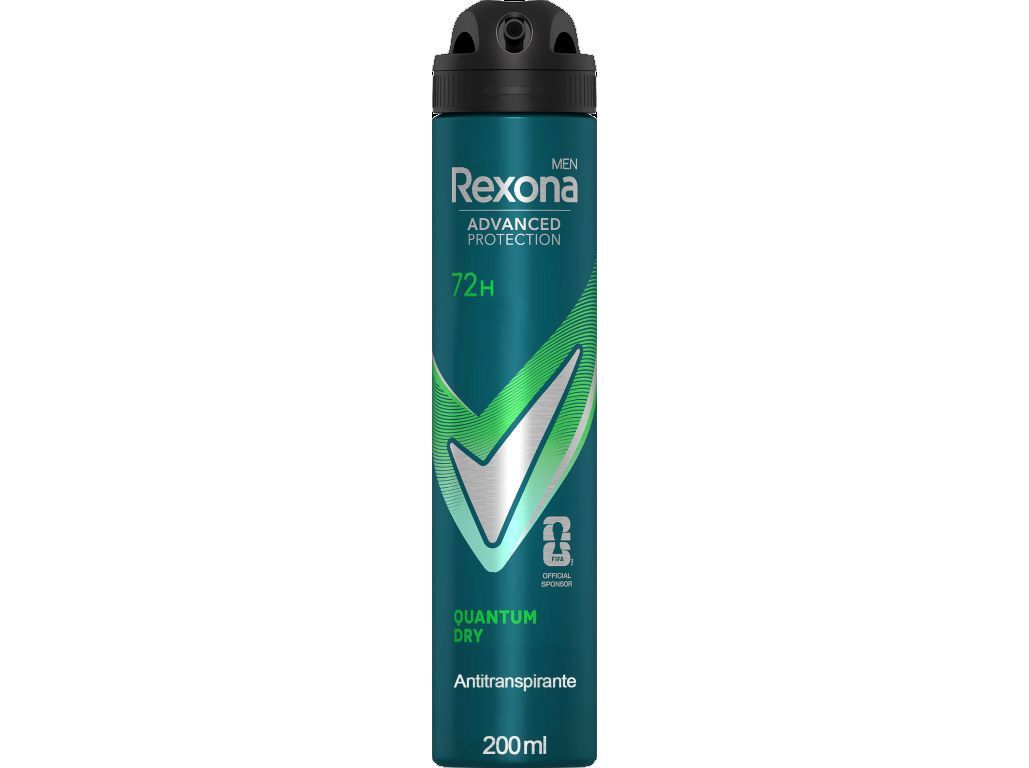 DEO SPRAY REXONA MEN QUANTUM 72H 200ML image number 0
