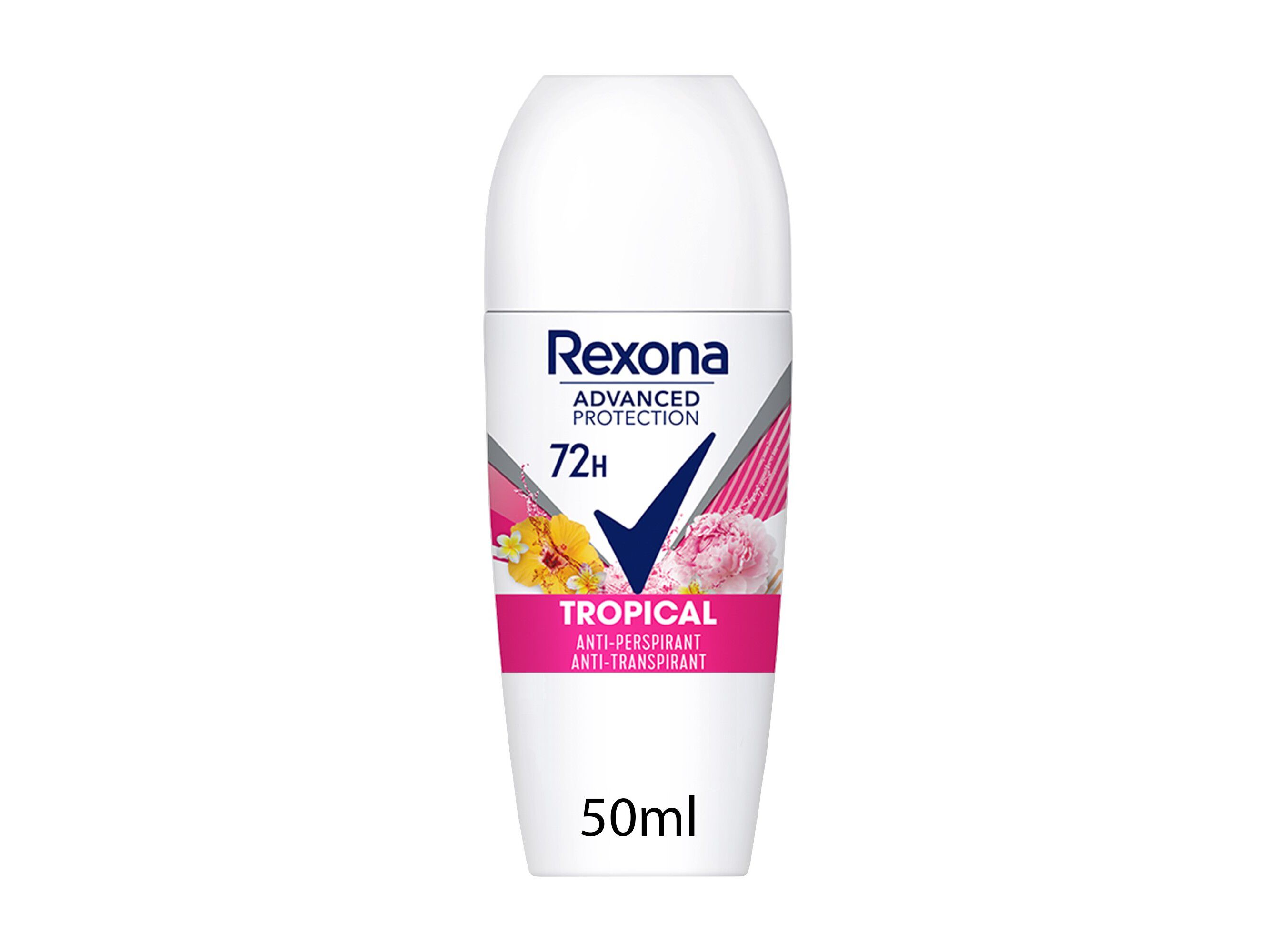 ANTITRANSPIRANTE REXONA ROLL ON TROPICAL 72H 50ML image number 0