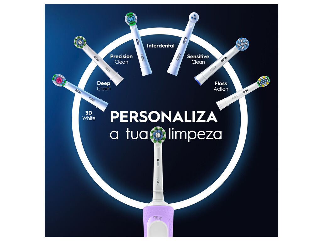 ESCOVA EL&Eacute;TRICA ORAL B VITALITY PRO LIL&Aacute;S UN image number 3