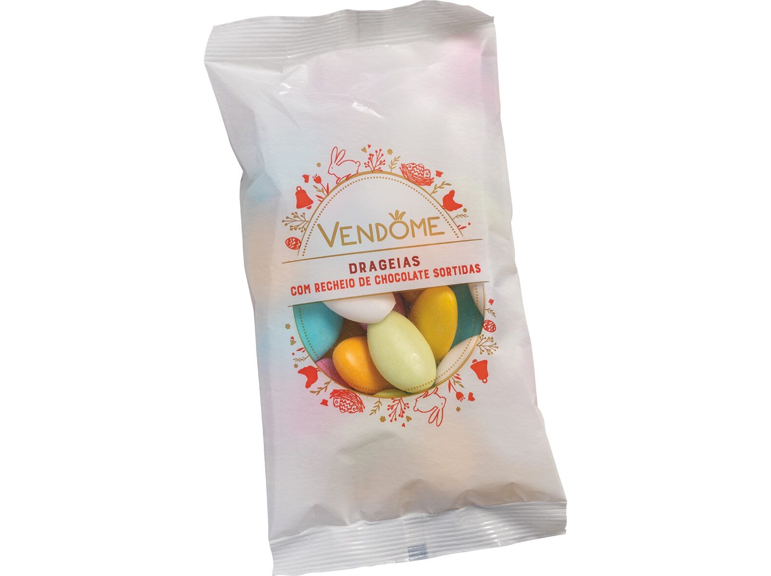 DRAGEIAS VENDOME COM RECHEIO CHOCOLATE SORTIDAS 180G