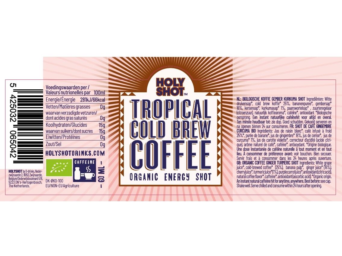 SUMO HOLYSHOT CAF&Eacute; E GENGIBRE BIO 60 ML image number 1