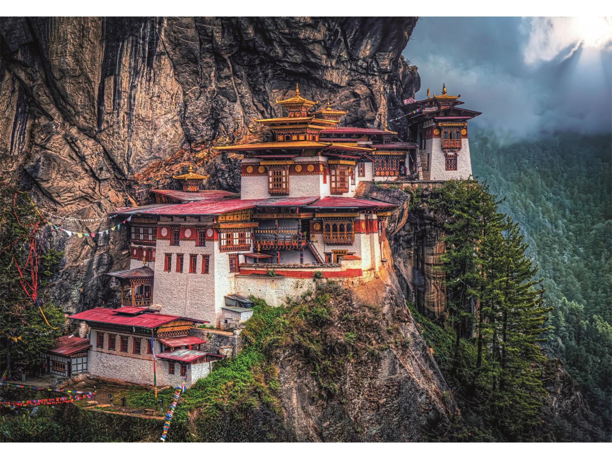 PUZZLE CLEMENTONI THE TIGER'S NEST 500 PE&Ccedil;AS image number 1