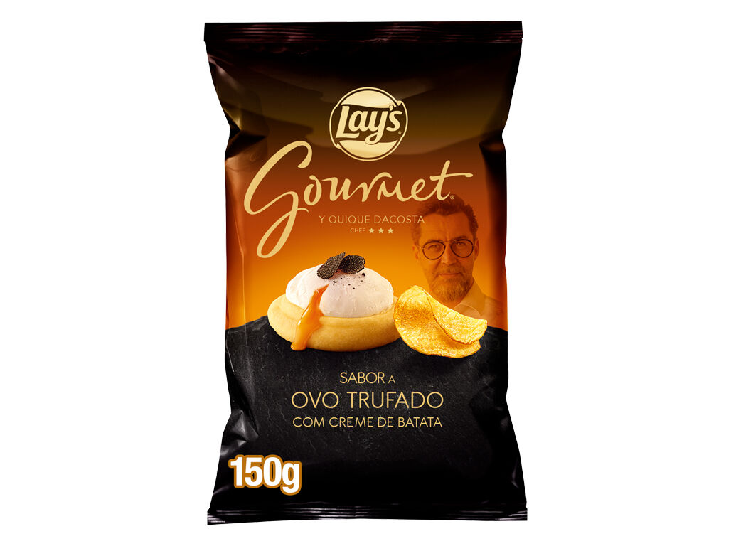 BATATAS LAYS GOURMET OVO TRUFADO 150G