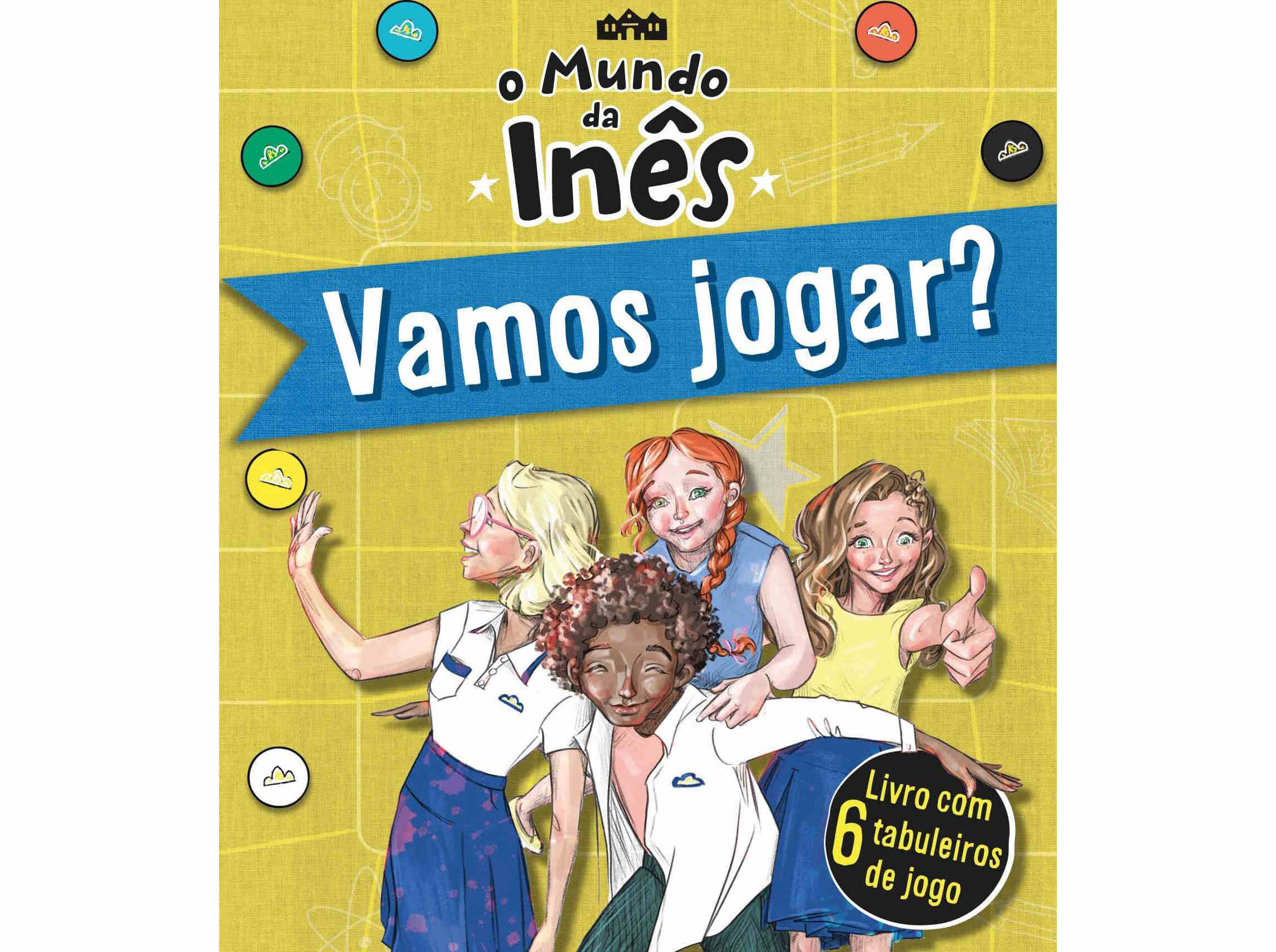 LIVRO O MUNDO DA IN&Ecirc;S VAMOS JOGAR?- LIVRO COM 6 TABULEIROS DE JOGO image number 0