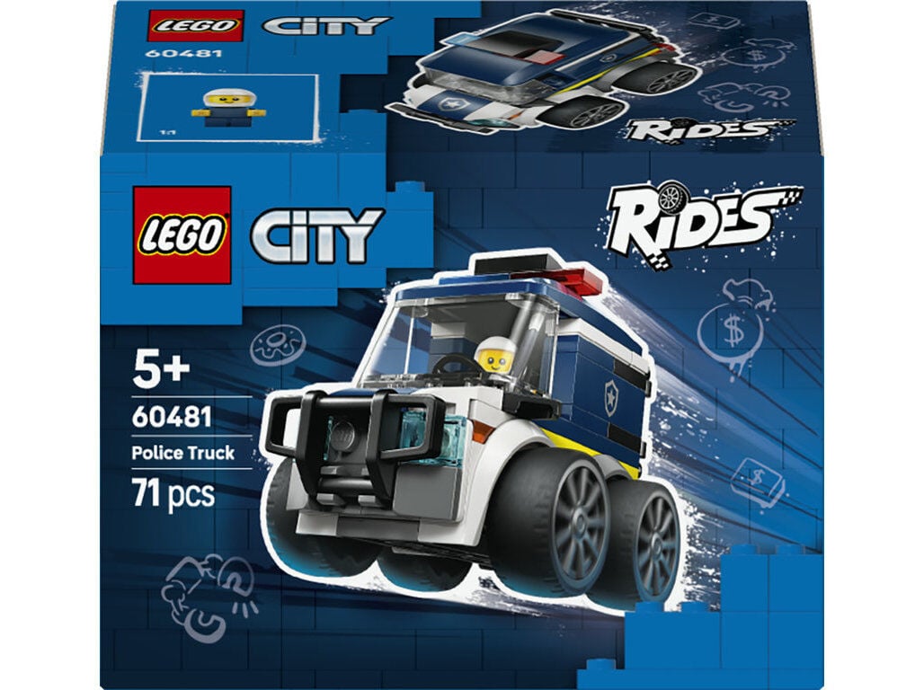 VE&Iacute;CULOS CAMI&Atilde;O DA POL&Iacute;CIA LEGO CITY BRICK RIDES 60481