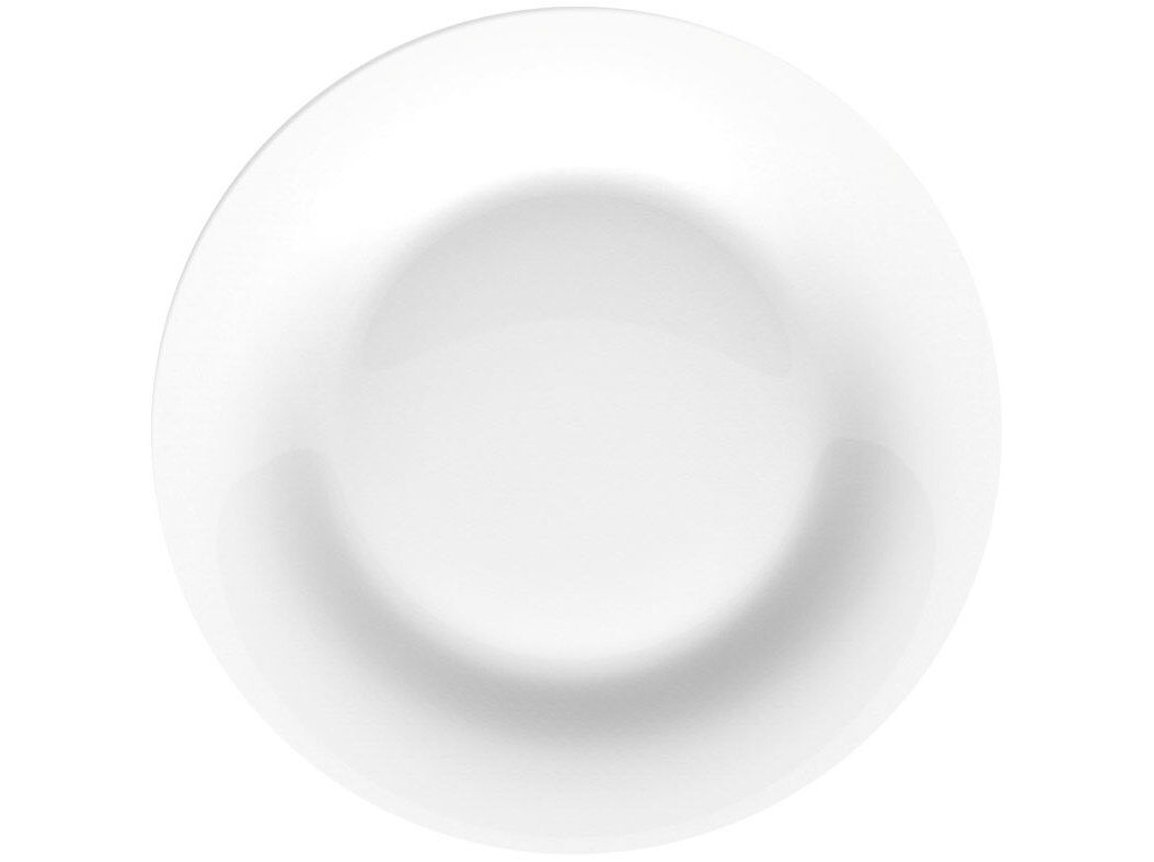 PRATO DE SOBREMESA ALICE POLEGAR OPAL BRANCO &Oslash;18CM