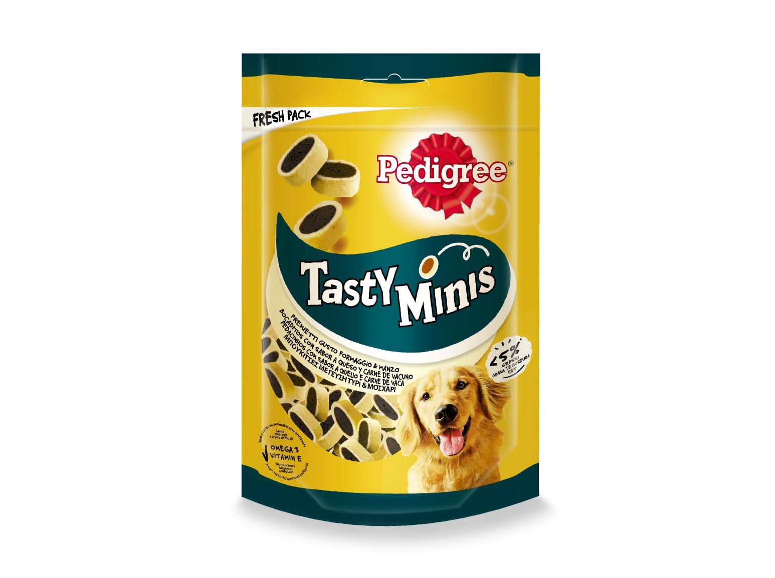SNACKS PARA C&Atilde;O PEDIGREE TASTY BITES CHEESY BITES 140G image number 1