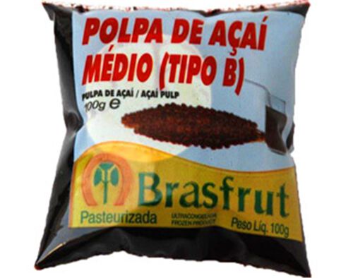POLPA BRASFRUT DE FRUTA AÇAÍ 100G image number 0