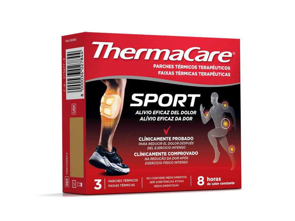 FAIXAS T&Eacute;RMICAS THERMACARE SPORT 3UN image number 0
