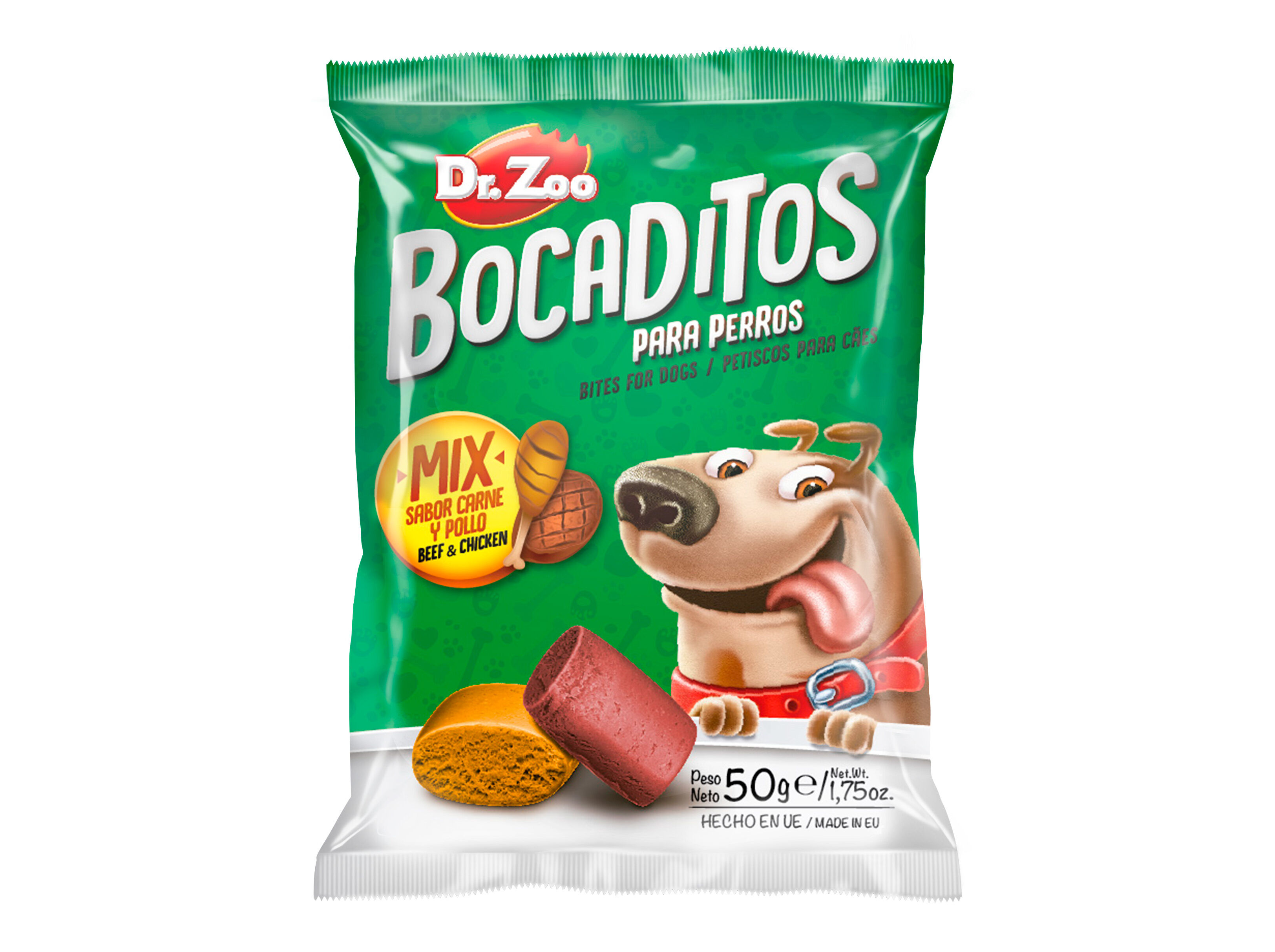 SNACK C&Atilde;O DR.ZOO BOCADITOS SNACK MIX 50G image number 1