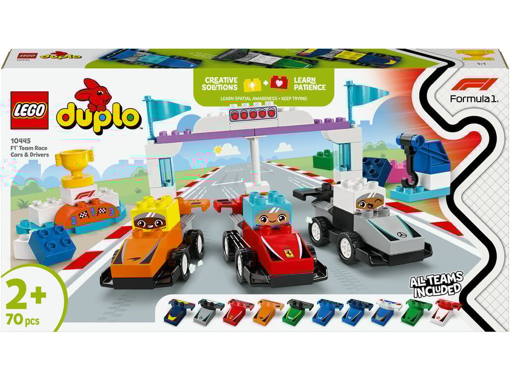 COCHESY PILOTOS DE F1&reg; LEGO DUPLO TOWN 10445 image number 0