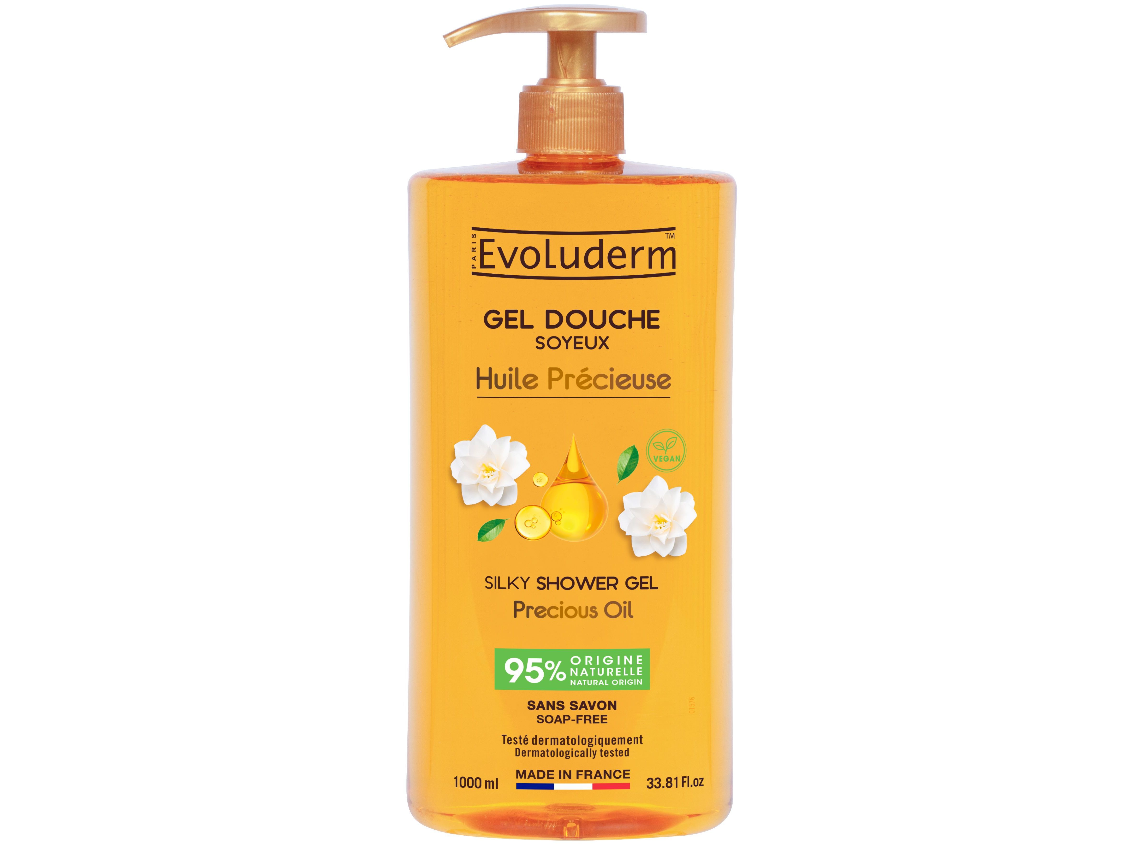 GEL DE BANHO EVOLUDERM HUILE PR&Eacute;CIEUSE 1 LT image number 0
