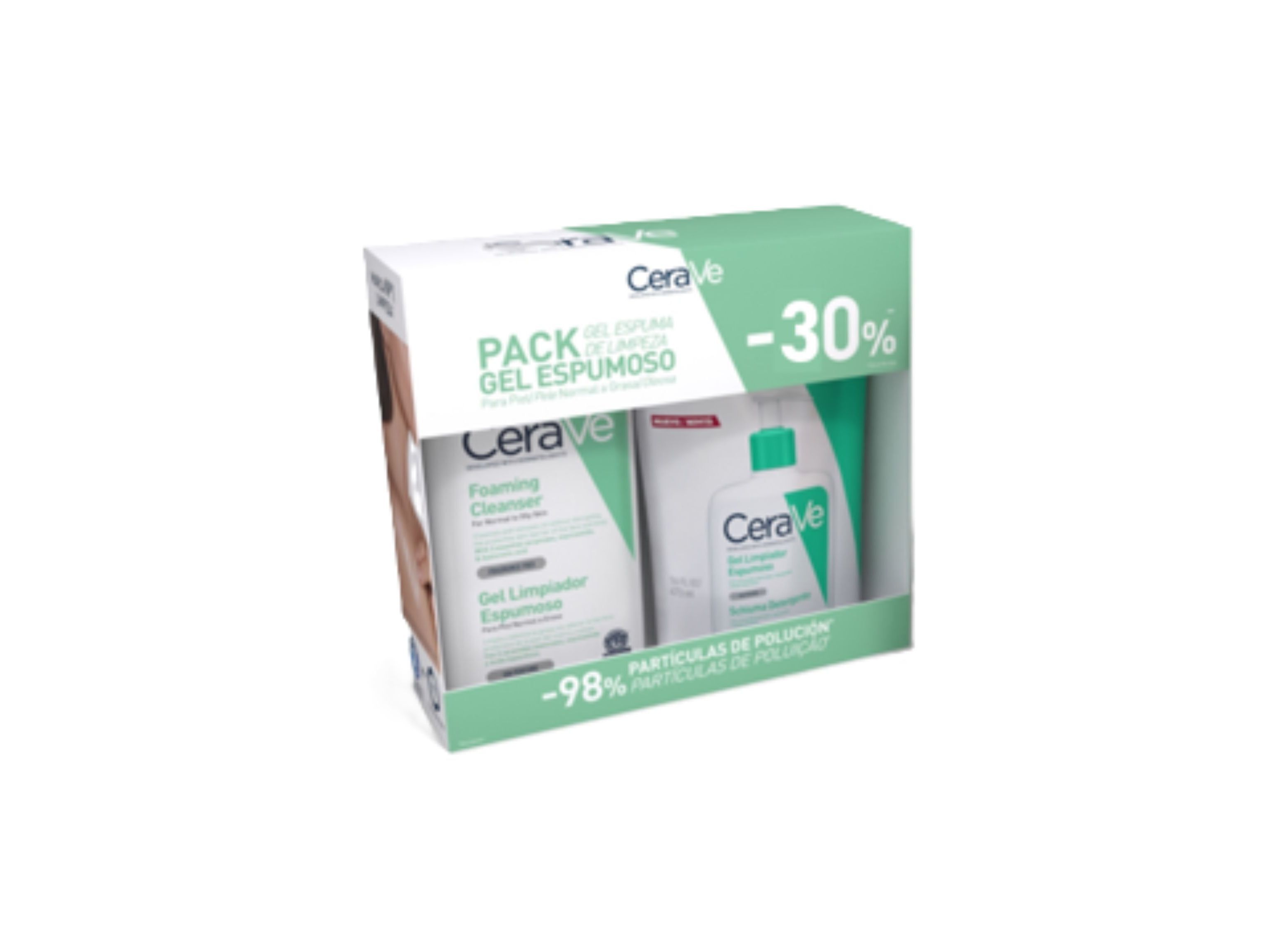 PACK CERAVE GEL LIMPEZA+REFILL 2X473ML image number 0