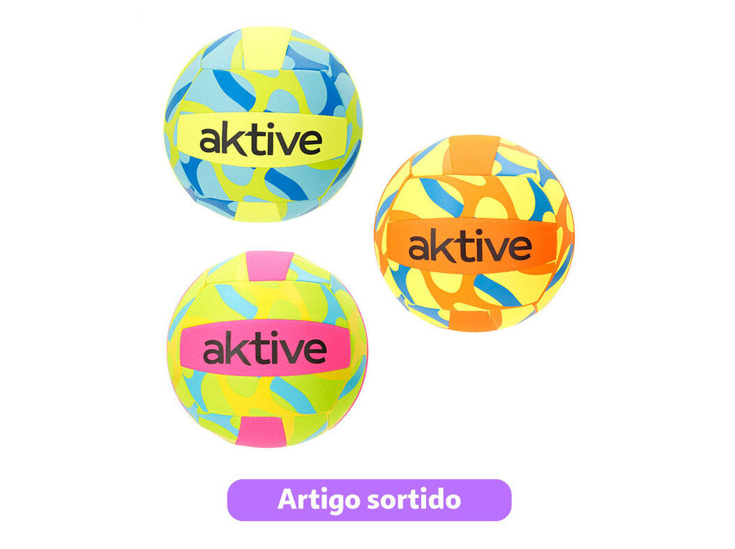 BOLA VOLEIBOL AKTIVE CORES SORTIDAS