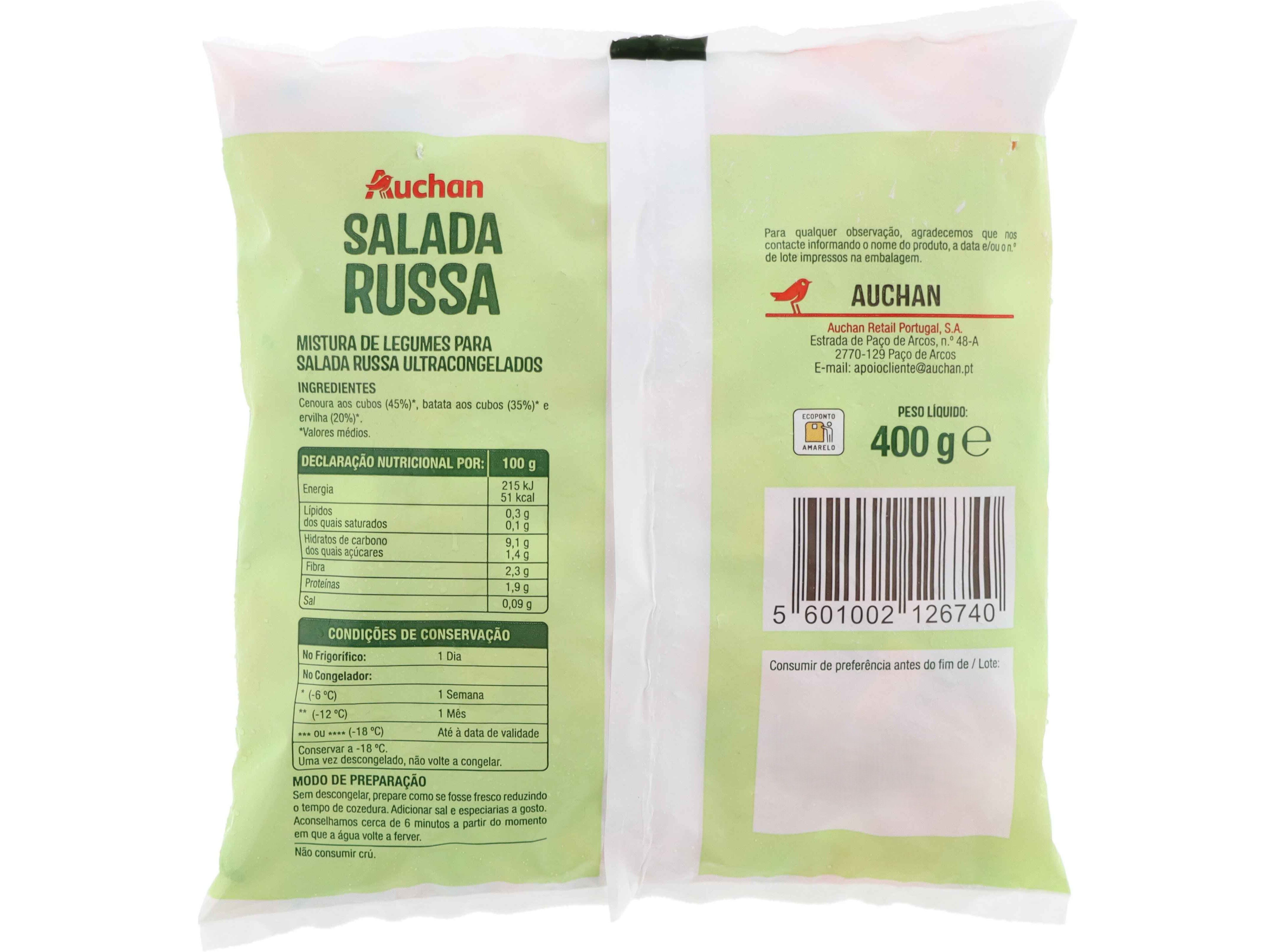 SALADA RUSSA AUCHAN 400G image number 1