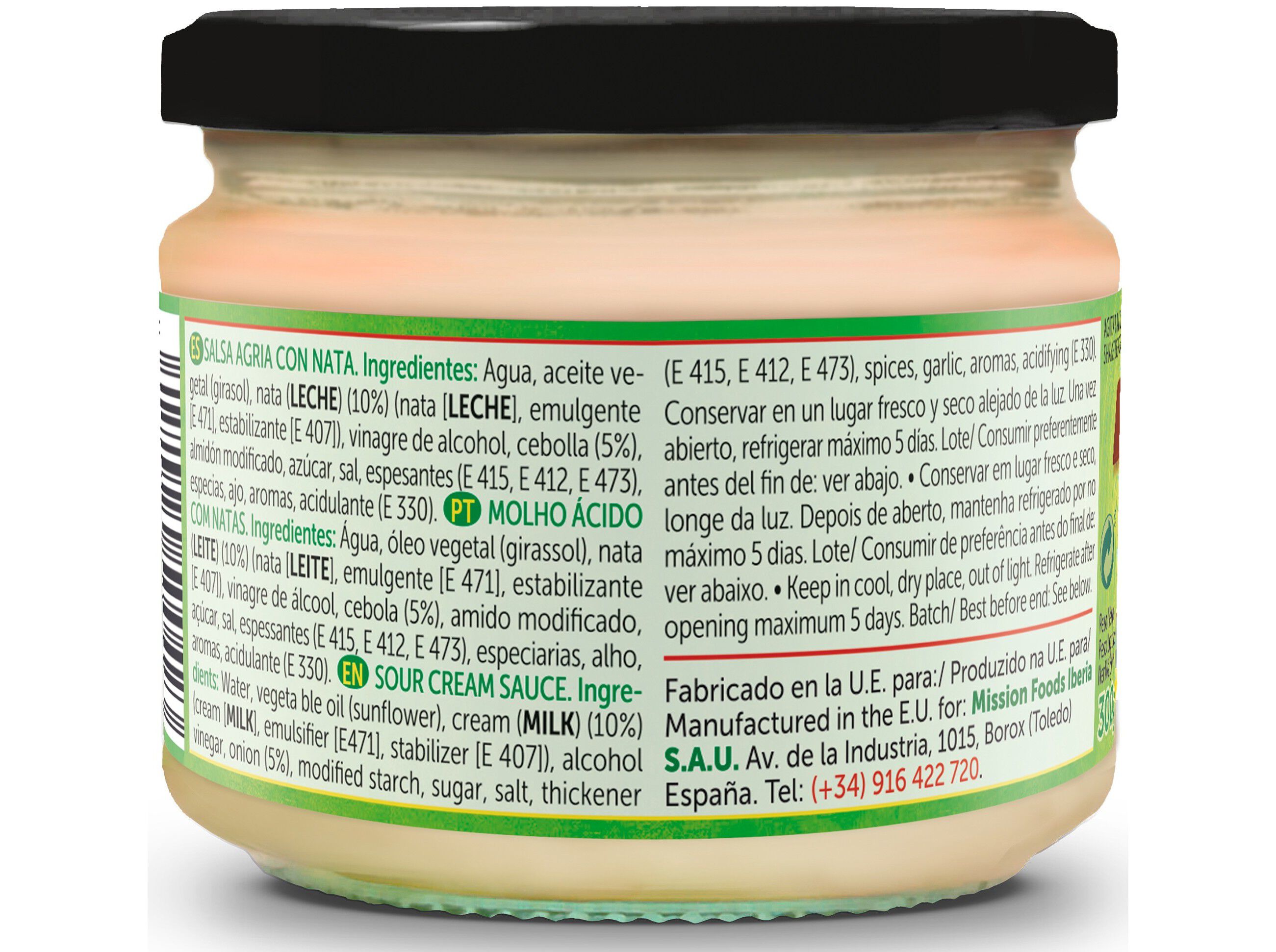 MOLHO SOUR CREAM MEXIFOODS DIP 300G image number 1