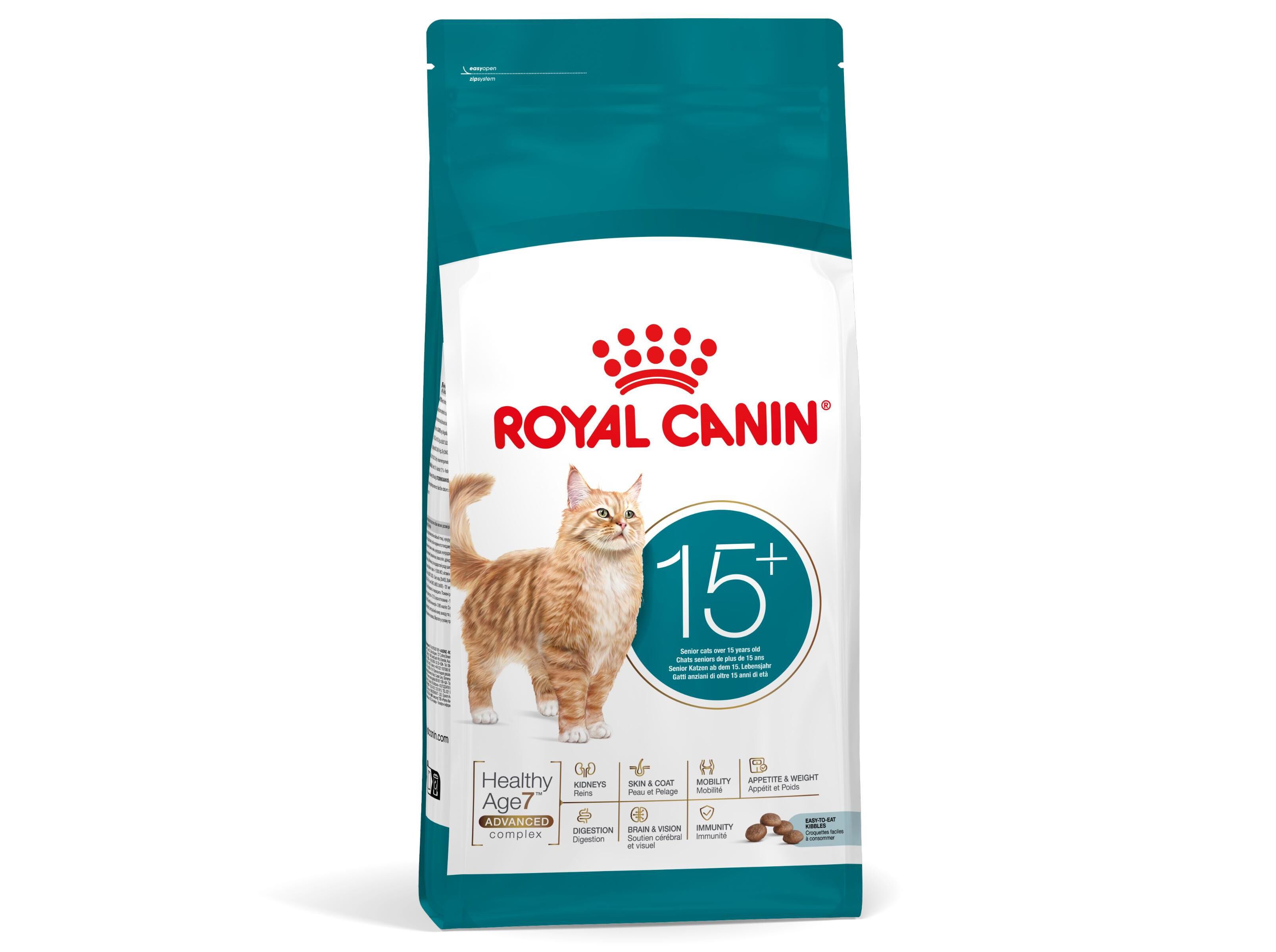 RA&Ccedil;&Atilde;O GATO ROYAL CANIN AGEING +15 2KG