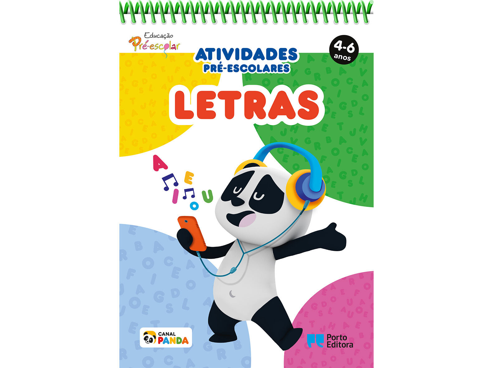 BLOCO DE ATIVIDADES PR&Eacute;- ESCOLARES PANDA - LETRAS 4-6 ANOS image number 1