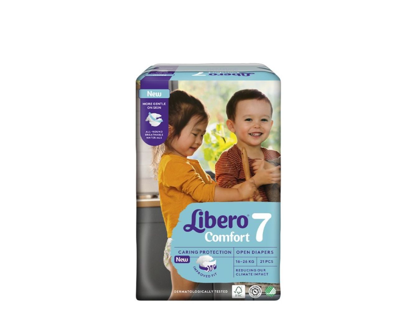 FRALDAS LIBERO COMFORT T7 16-26KG 21UN