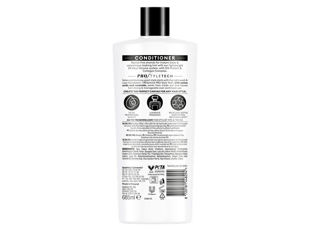 CONDICIONADOR TRESEMME 24H 685 ML image number 1