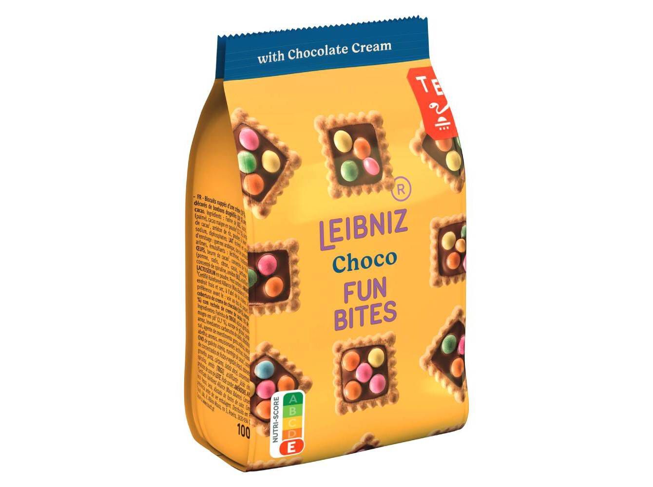 Leibniz Bolachas Fun Bites com Chocolate, 100g