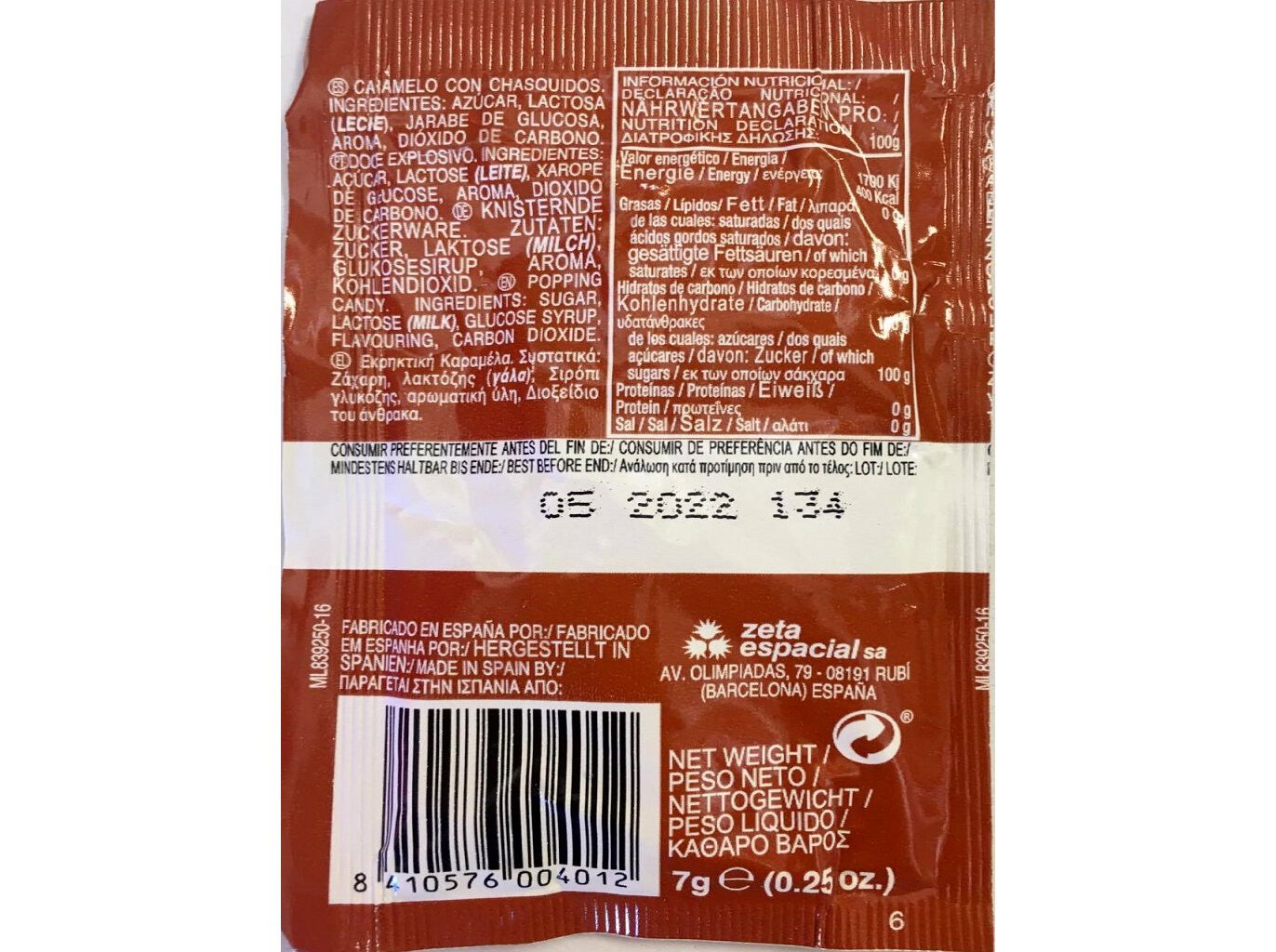 DROPS PETA ZETAS SORTIDOS COLA 7G image number 1