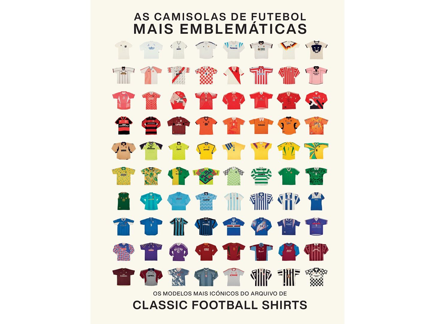 LIVRO AS CAMISOLAS DE FUTEBOL MAIS EMBLEM&Aacute;TICAS image number 0