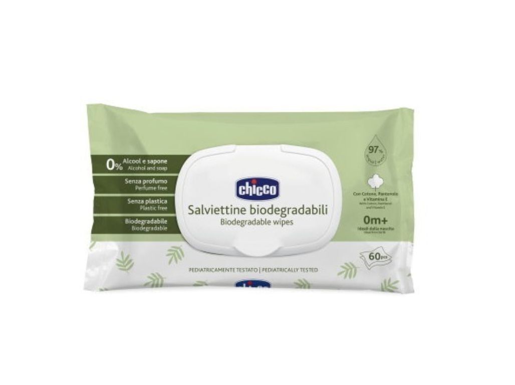 TOALHITAS CHICCO BIODEGRAD&Aacute;VEIS 60UN image number 1