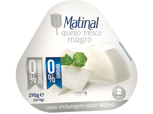 QUEIJO MATINAL FRESCO MAGRO 3X72 G image number 0