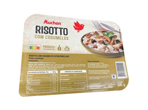 RISOTTO AUCHAN COGUMELOS 300G image number 0