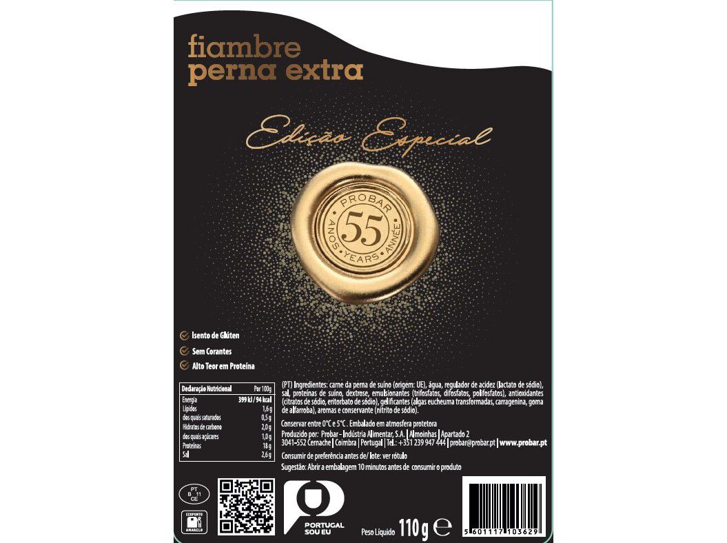 FIAMBRE PERNA EXTRA PROBAR 55 ANOS 110G image number 1