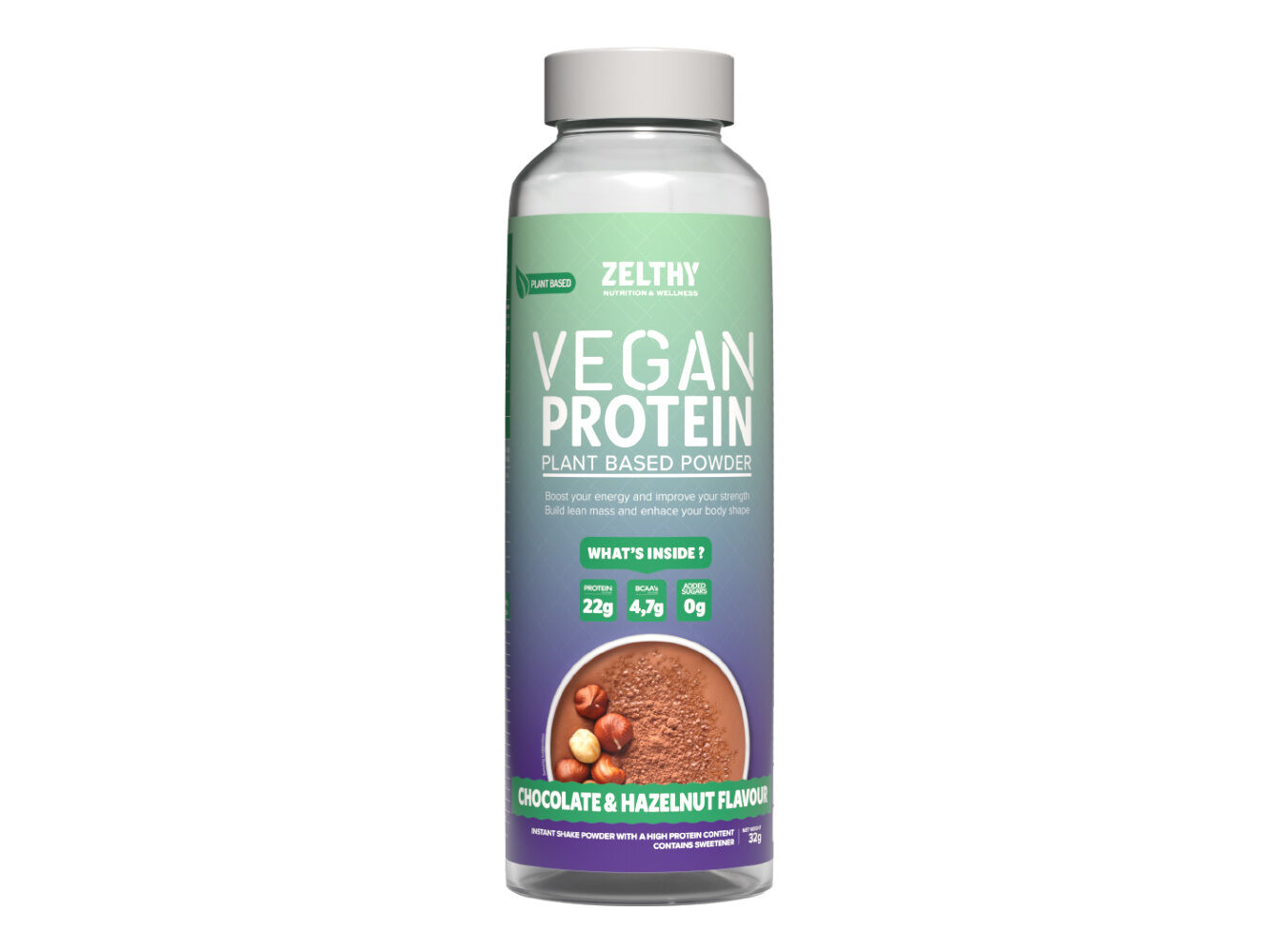 PROTEINA VEGETAL ZELTHY CHOCOLATE E AVEL&Atilde; 32G