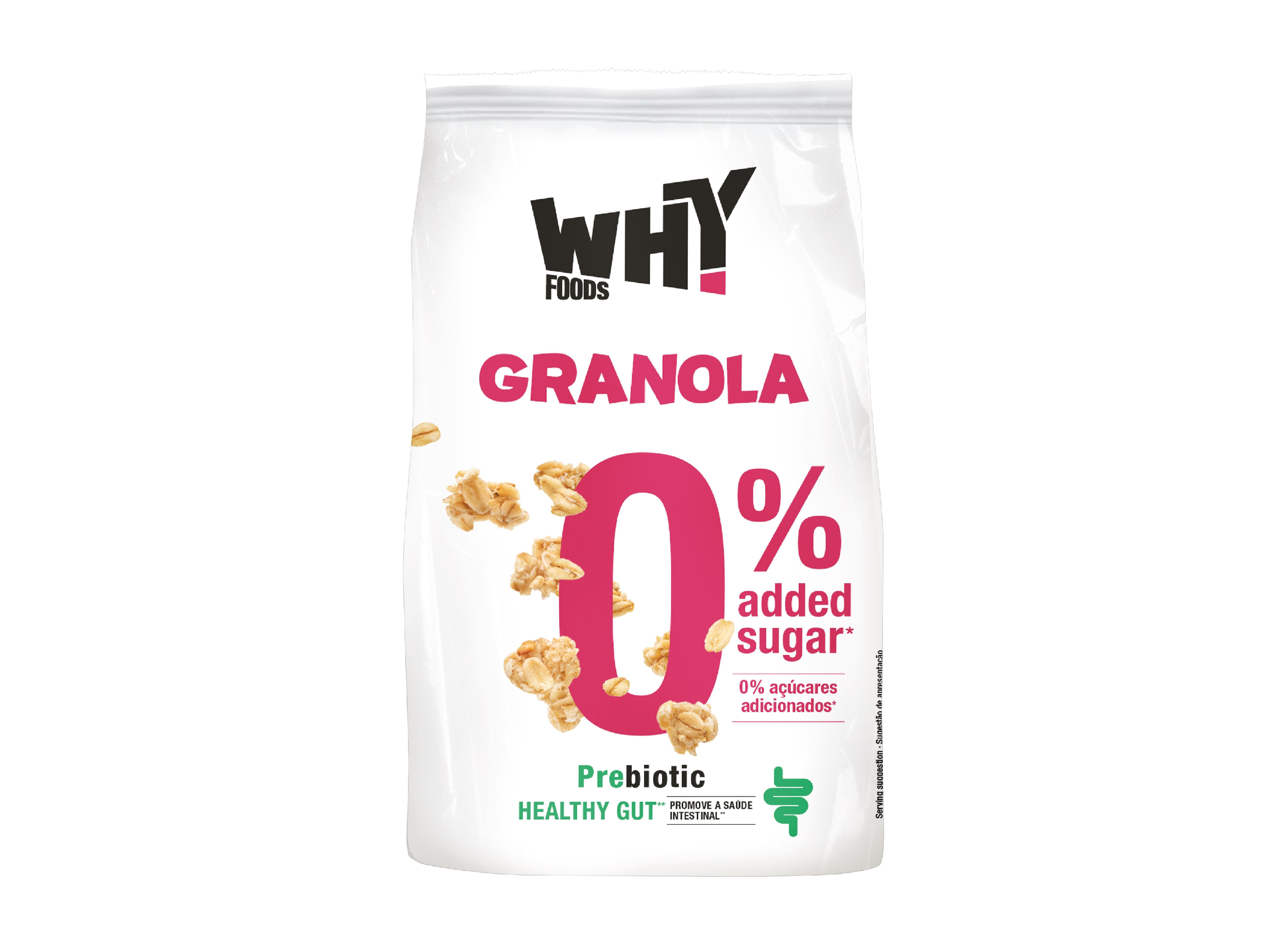 GRANOLA WHY FOODS 0% A&Ccedil;&Uacute;CAR 300 G