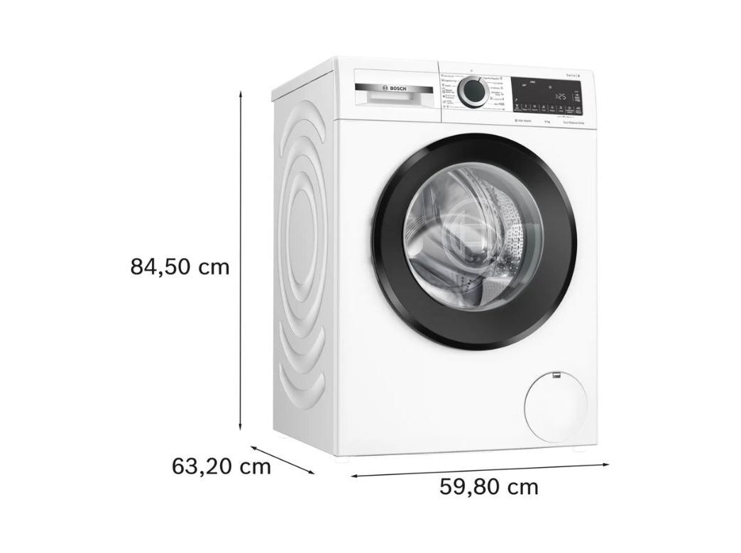 MAQUINA DE LAVAR ROUPA BOSCH WGG244Z0EP BRANCO A 9KG 1400RPM image number 5