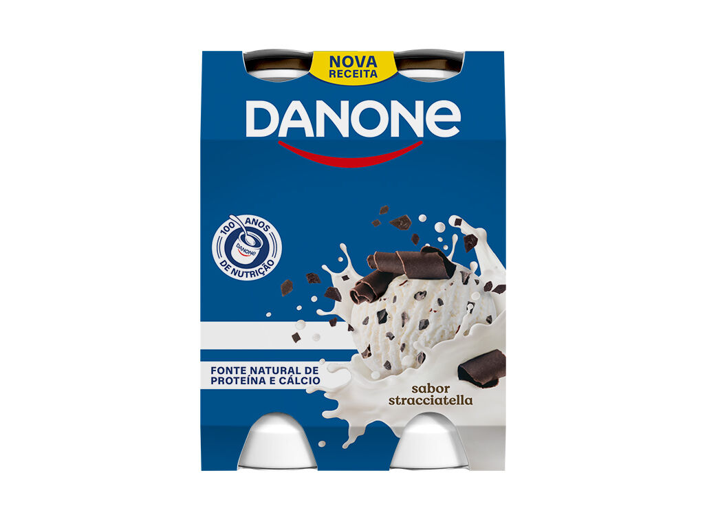 IOGURTE LIQUIDO DANONE STRACIATELLA 4X155G image number 0