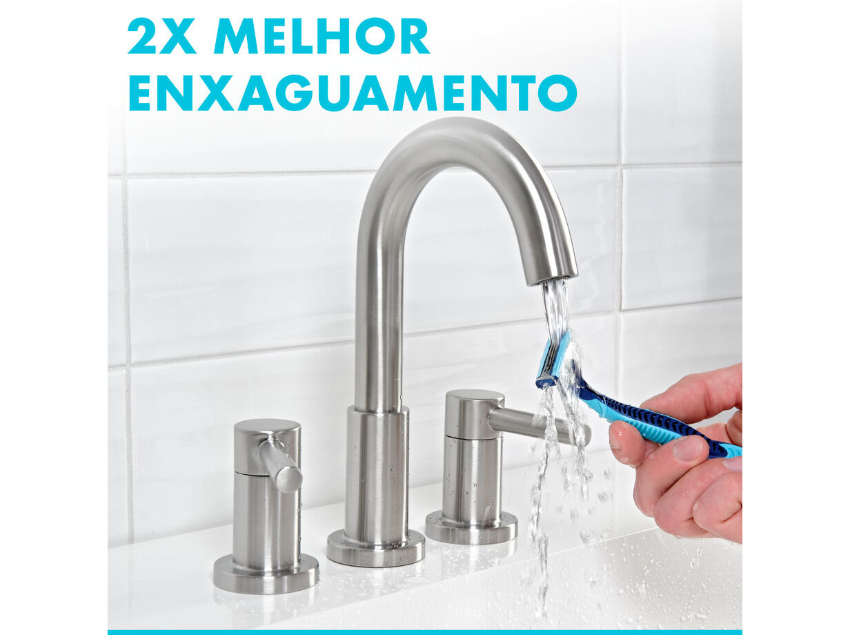 L&Acirc;MINAS DESCART&Aacute;VEIS GILLETTE SENSOR3 COOL 4+1UN image number 5