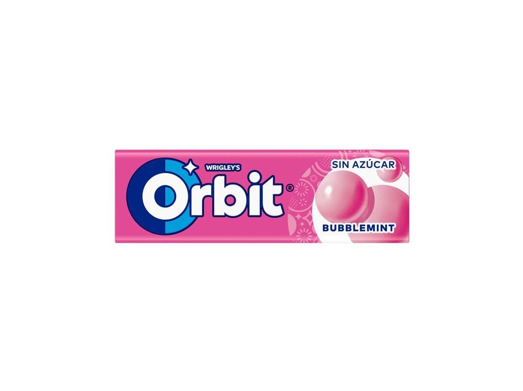 PASTILHAS ORBIT BUBBLEMINT SEM A&Ccedil;&Uacute;CAR 14G image number 0