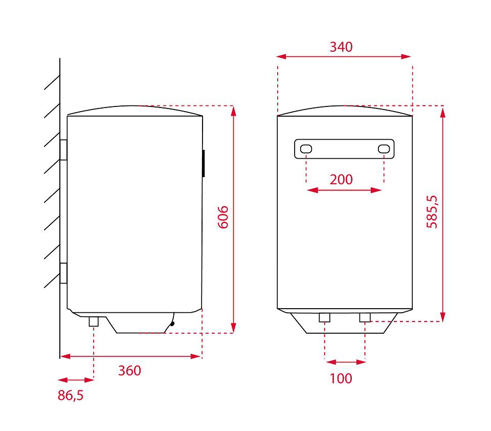 TERMOACUMULADOR TEKA EWH 30 VE-D BRANCO 30L image number 3