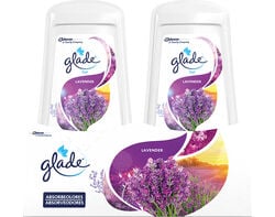 AMBIENTADOR GLADE ABSORVE ODOR LAVANDA 2X150G