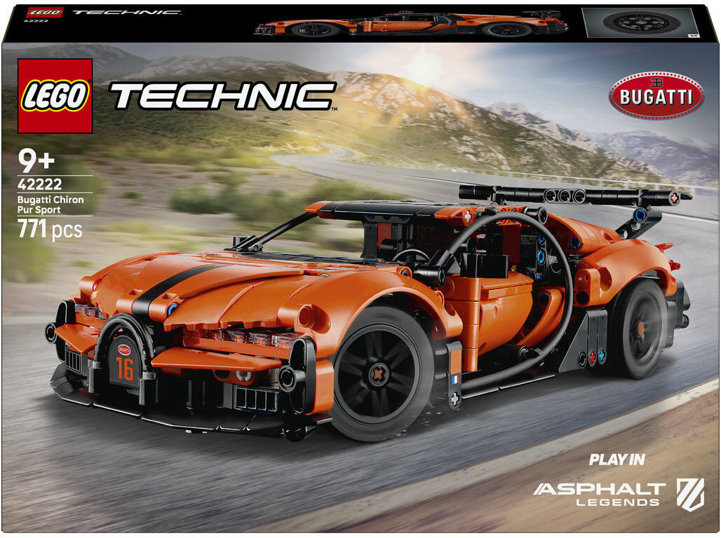 HIPERCARRO BUGATTI CHIRON LEGO TECHNIC 42222