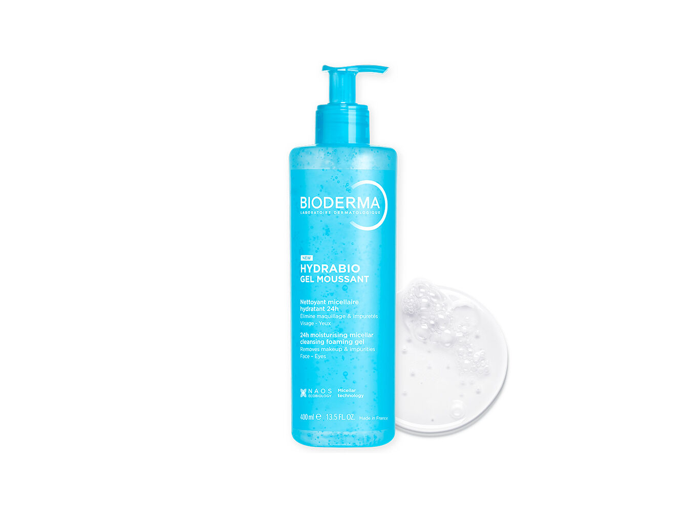 GEL MOUSSANT BIODERMA HYDRABIO 400 ML image number 1