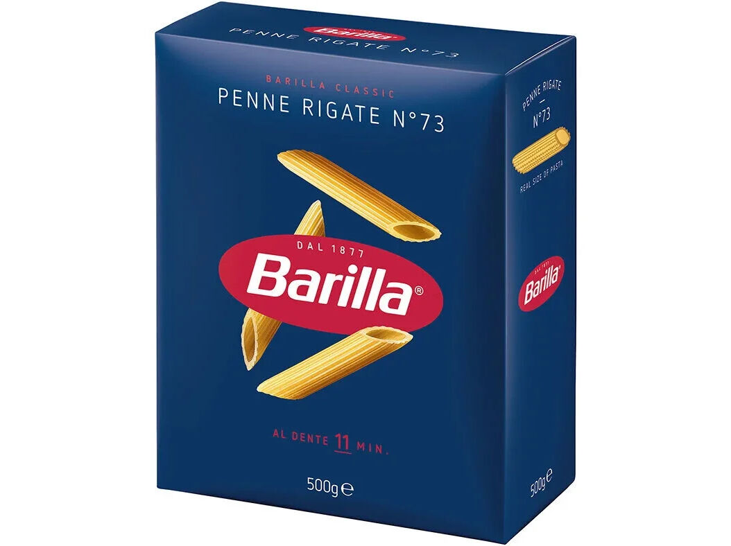 MASSA BARILLA PENNE RIGATE 500G